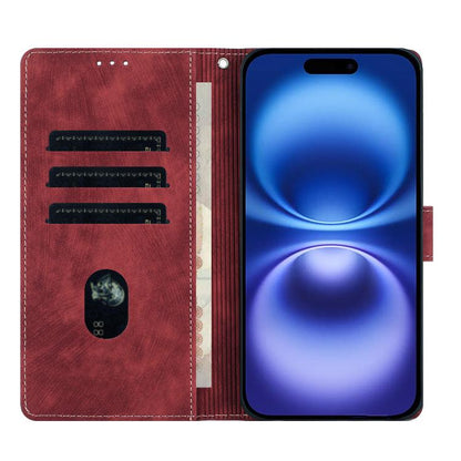 Mandala Embossed Retro Frosted Leather Phone Case, For iPhone Air, For iPhone 16 Pro Max, For iPhone 16 Pro, For iPhone 16 Plus