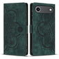 Mandala Embossed Retro Frosted Leather Phone Case, For iPhone Air, For iPhone 16 Pro Max, For iPhone 16 Pro, For iPhone 16 Plus