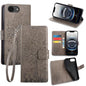 Tree & Deer Embossed Leather Phone Case, For iPhone 17e / 16e, For iPhone 17 Pro Max, For iPhone 17 Pro, For iPhone 17