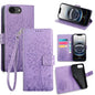 Tree & Deer Embossed Leather Phone Case, For iPhone 17e / 16e, For iPhone 17 Pro Max, For iPhone 17 Pro, For iPhone 17
