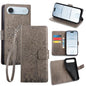 Tree & Deer Embossed Leather Phone Case, For iPhone Air