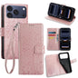 Tree & Deer Embossed Leather Phone Case, For iPhone 17e / 16e, For iPhone 17 Pro Max, For iPhone 17 Pro, For iPhone 17