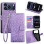 Tree & Deer Embossed Leather Phone Case, For iPhone 17e / 16e, For iPhone 17 Pro Max, For iPhone 17 Pro, For iPhone 17