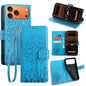 Tree & Deer Embossed Leather Phone Case, For iPhone 17e / 16e, For iPhone 17 Pro Max, For iPhone 17 Pro, For iPhone 17