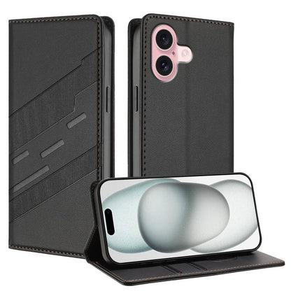 Embossed Multi-functional Wallet Retro Leather Phone Case