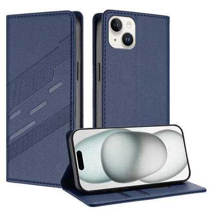 Embossed Multi-functional Wallet Retro Leather Phone Case, For iPhone 15 Pro Max, For iPhone 15 Pro, For iPhone 15 Plus