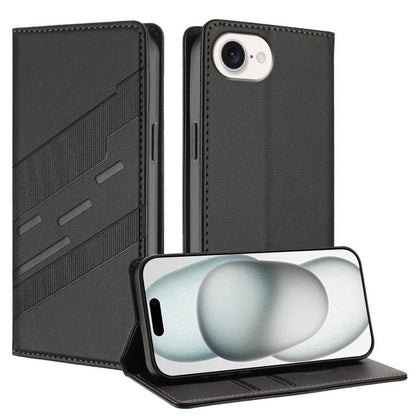 Embossed Multi-functional Wallet Retro Leather Phone Case