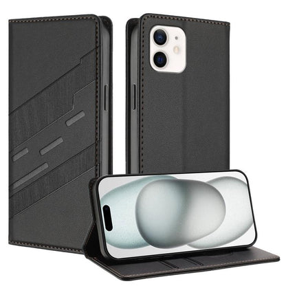 Embossed Multi-functional Wallet Retro Leather Phone Case
