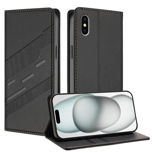 Embossed Multi-functional Wallet Retro Leather Phone Case
