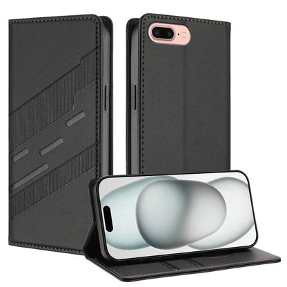 Embossed Multi-functional Wallet Retro Leather Phone Case