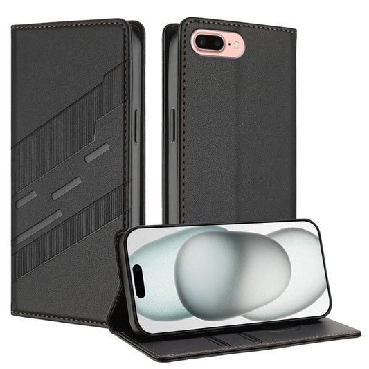 Embossed Multi-functional Wallet Retro Leather Phone Case