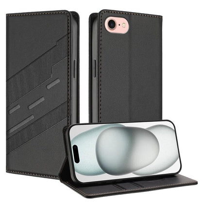 Embossed Multi-functional Wallet Retro Leather Phone Case, For iPhone 14 Pro, For iPhone 14 Pro Max, For iPhone SE 2022 / 2020 / 8 / 7