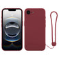 Silicone Phone Case with Wrist Strap, For iPhone 16e