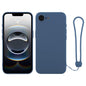 Silicone Phone Case with Wrist Strap, For iPhone 16e