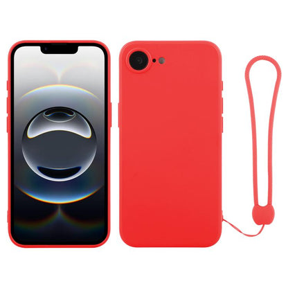 Silicone Phone Case with Wrist Strap, For iPhone 16e