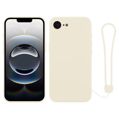 Silicone Phone Case with Wrist Strap, For iPhone 16e