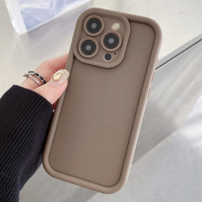 Shockproof Frame Frosted Precise Hole TPU Phone Case, For iPhone 16 Pro, For iPhone 16 Plus, For iPhone 16