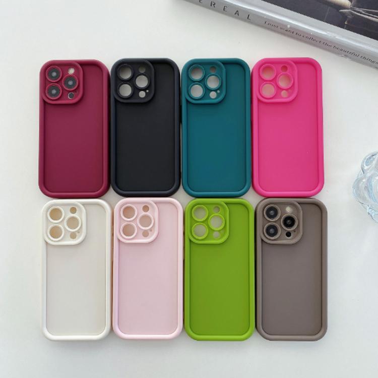 Shockproof Frame Frosted Precise Hole TPU Phone Case, For iPhone 16 Pro, For iPhone 16 Plus, For iPhone 16
