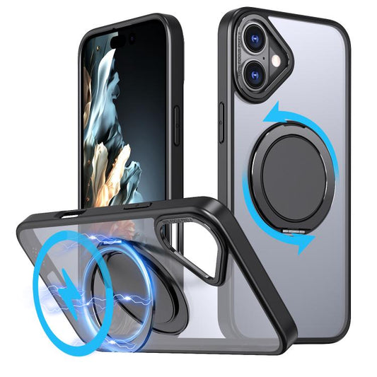 360-degree Rotating MagSafe Magnetic Holder Phone Case, For iPhone 16