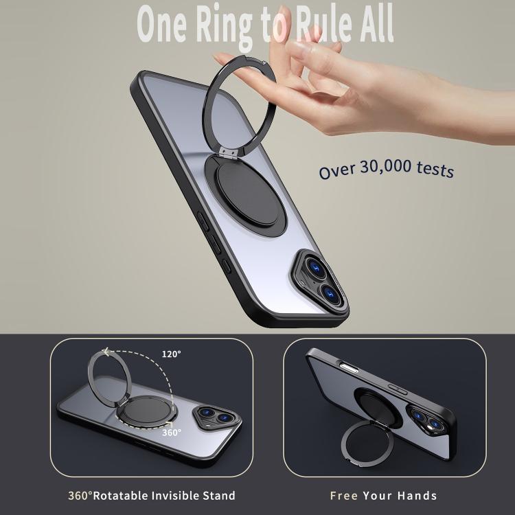 360-degree Rotating MagSafe Magnetic Holder Phone Case, For iPhone 16