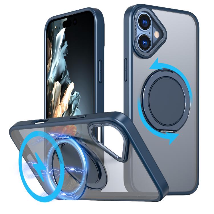 360-degree Rotating MagSafe Magnetic Holder Phone Case, For iPhone 16e, For iPhone 16 Pro Max, For iPhone 16 Pro, For iPhone 16 Plus