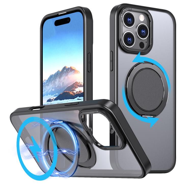 360-degree Rotating MagSafe Magnetic Holder Phone Case, For iPhone 16e, For iPhone 16 Pro Max, For iPhone 16 Pro, For iPhone 16 Plus