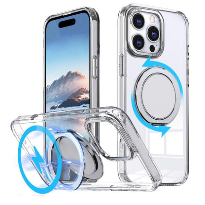 360-degree Rotating MagSafe Magnetic Holder Phone Case, For iPhone 16e, For iPhone 16 Pro Max, For iPhone 16 Pro, For iPhone 16 Plus