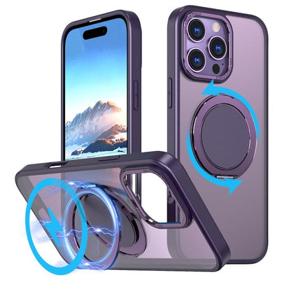 360-degree Rotating MagSafe Magnetic Holder Phone Case, For iPhone 16e, For iPhone 16 Pro Max, For iPhone 16 Pro, For iPhone 16 Plus