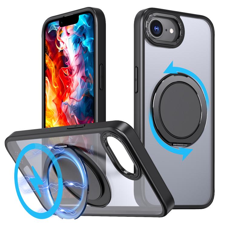 360-degree Rotating MagSafe Magnetic Holder Phone Case, For iPhone 17e / 16e, For iPhone 17 Pro Max, For iPhone 17 Pro, For iPhone 17