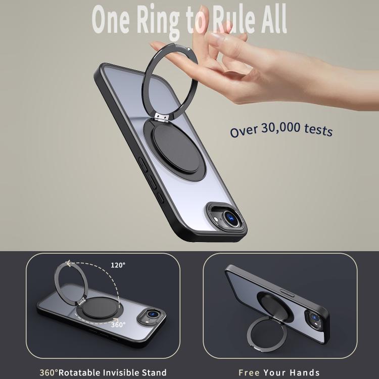 360-degree Rotating MagSafe Magnetic Holder Phone Case, For iPhone 17e / 16e, For iPhone 17 Pro Max, For iPhone 17 Pro, For iPhone 17