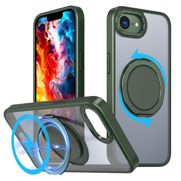 360-degree Rotating MagSafe Magnetic Holder Phone Case, For iPhone 17e / 16e, For iPhone 17 Pro Max, For iPhone 17 Pro, For iPhone 17