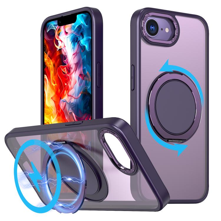360-degree Rotating MagSafe Magnetic Holder Phone Case, For iPhone 17e / 16e, For iPhone 17 Pro Max, For iPhone 17 Pro, For iPhone 17