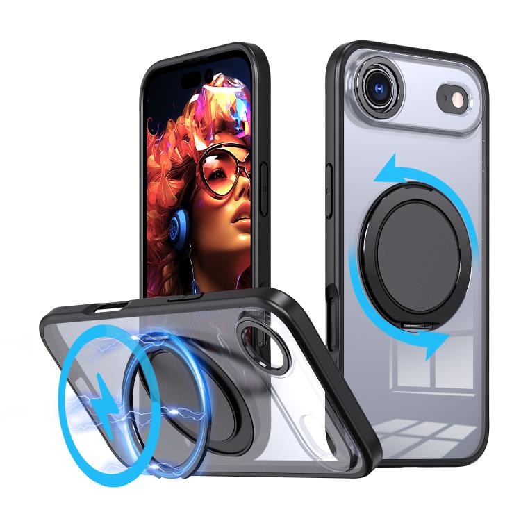 360-degree Rotating MagSafe Magnetic Holder Phone Case, For iPhone Air, For iPhone 16 Pro Max, For iPhone 16 Pro, For iPhone 16 Plus