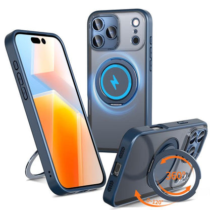 360-degree Rotating MagSafe Magnetic Holder Phone Case, For iPhone 17e / 16e, For iPhone 17 Pro Max, For iPhone 17 Pro, For iPhone 17