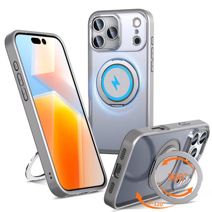 360-degree Rotating MagSafe Magnetic Holder Phone Case, For iPhone 17e / 16e, For iPhone 17 Pro Max, For iPhone 17 Pro, For iPhone 17