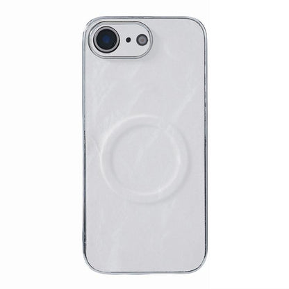 Electroplating PC Snow Bark Texture MagSafe Phone Case