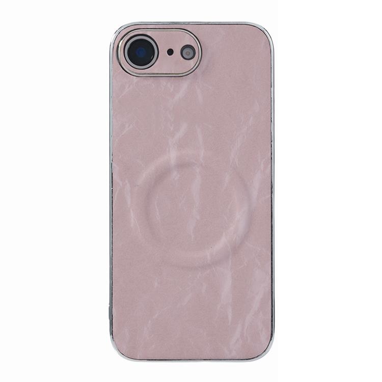 Electroplating PC Snow Bark Texture MagSafe Phone Case