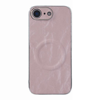 Electroplating PC Snow Bark Texture MagSafe Phone Case