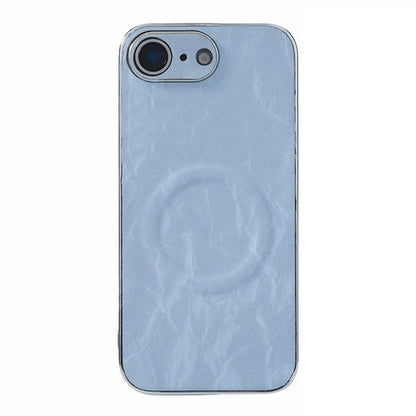 Electroplating PC Snow Bark Texture MagSafe Phone Case, For iPhone 17e / 16e, For iPhone 16 Pro Max, For iPhone 16 Pro, For iPhone 16 Plus