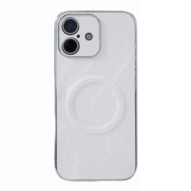 Electroplating PC Snow Bark Texture MagSafe Phone Case, For iPhone 17e / 16e, For iPhone 16 Pro Max, For iPhone 16 Pro, For iPhone 16 Plus