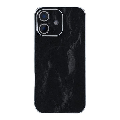Electroplating PC Snow Bark Texture MagSafe Phone Case, For iPhone 17e / 16e, For iPhone 16 Pro Max, For iPhone 16 Pro, For iPhone 16 Plus