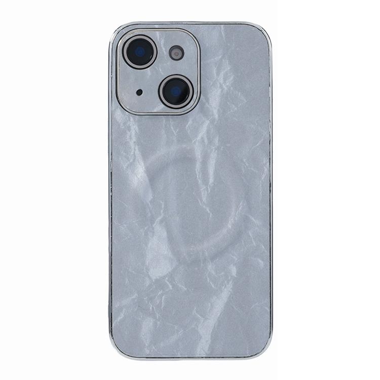 Electroplating PC Snow Bark Texture MagSafe Phone Case, For iPhone 15, For iPhone 14 Plus, For iPhone 14, For iPhone 14 Pro