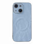 Electroplating PC Snow Bark Texture MagSafe Phone Case, For iPhone 15, For iPhone 14 Plus, For iPhone 14, For iPhone 14 Pro