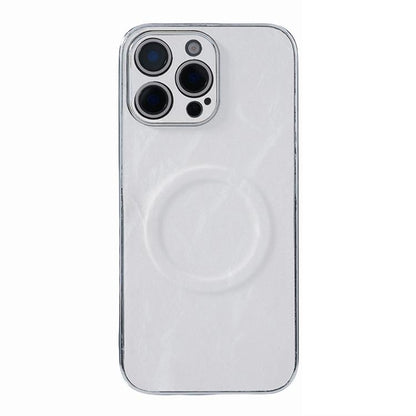 Electroplating PC Snow Bark Texture MagSafe Phone Case, For iPhone 14 Pro Max, For iPhone 13 Pro Max, For iPhone 13 Pro, For iPhone 13