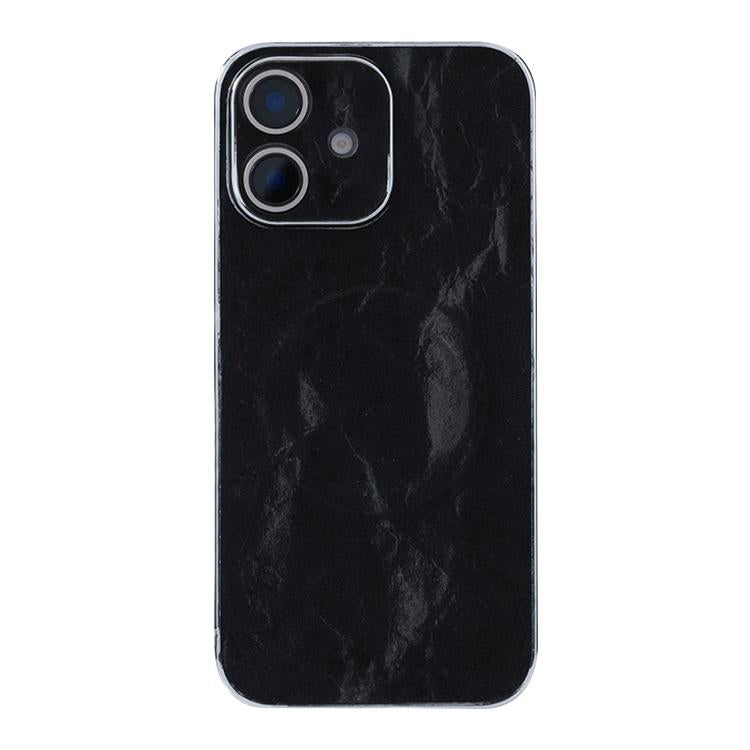 Electroplating PC Snow Bark Texture MagSafe Phone Case, For iPhone 12, For iPhone 12 Pro Max, For iPhone 12 Pro