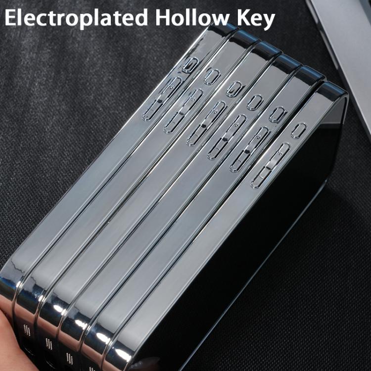 Electroplating PC Snow Bark Texture MagSafe Phone Case