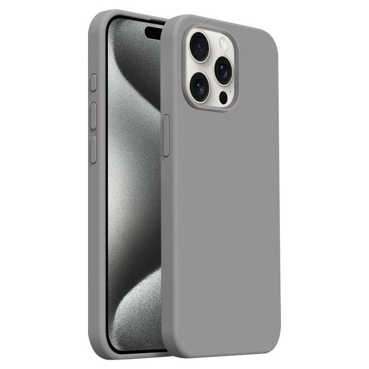 Burom Cloud Sensing Ultra-thin Liquid Silicone Full Coverage Phone Case, For iPhone 15 Pro