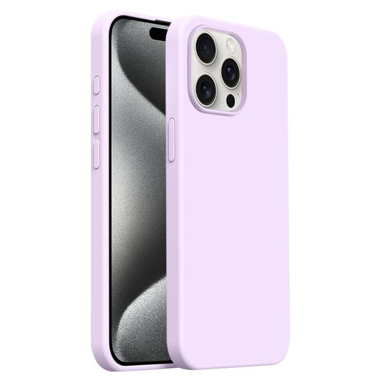Burom Cloud Sensing Ultra-thin Liquid Silicone Full Coverage Phone Case, For iPhone 15 Pro