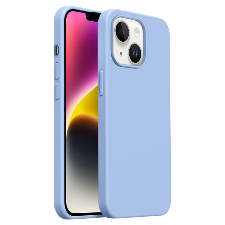 Burom Cloud Sensing Ultra-thin Liquid Silicone Full Coverage Phone Case, For iPhone 14