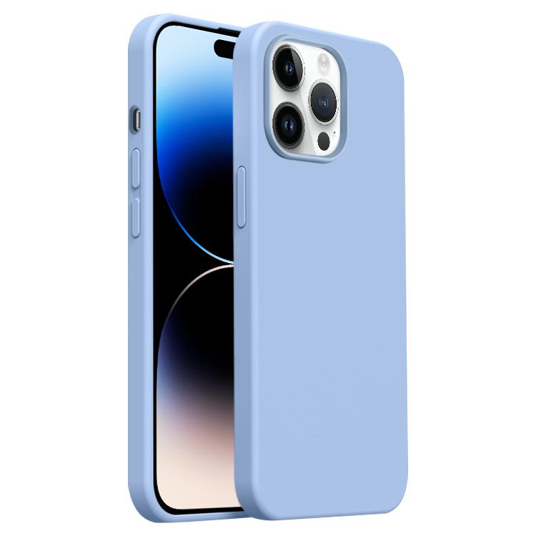 Burom Cloud Sensing Ultra-thin Liquid Silicone Full Coverage Phone Case, For iPhone 14 Pro Max